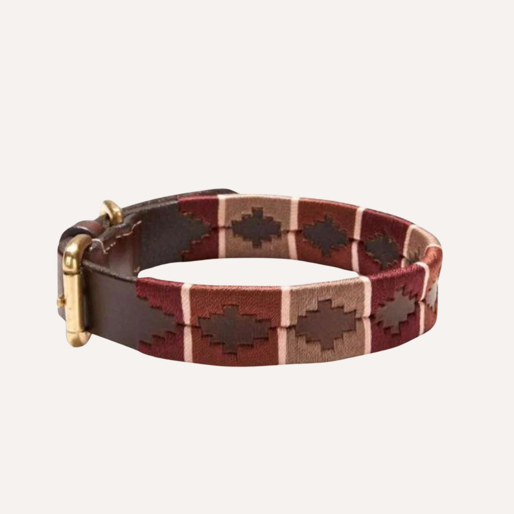 Aztec-Leather-Handmade-Dog-Collar-1