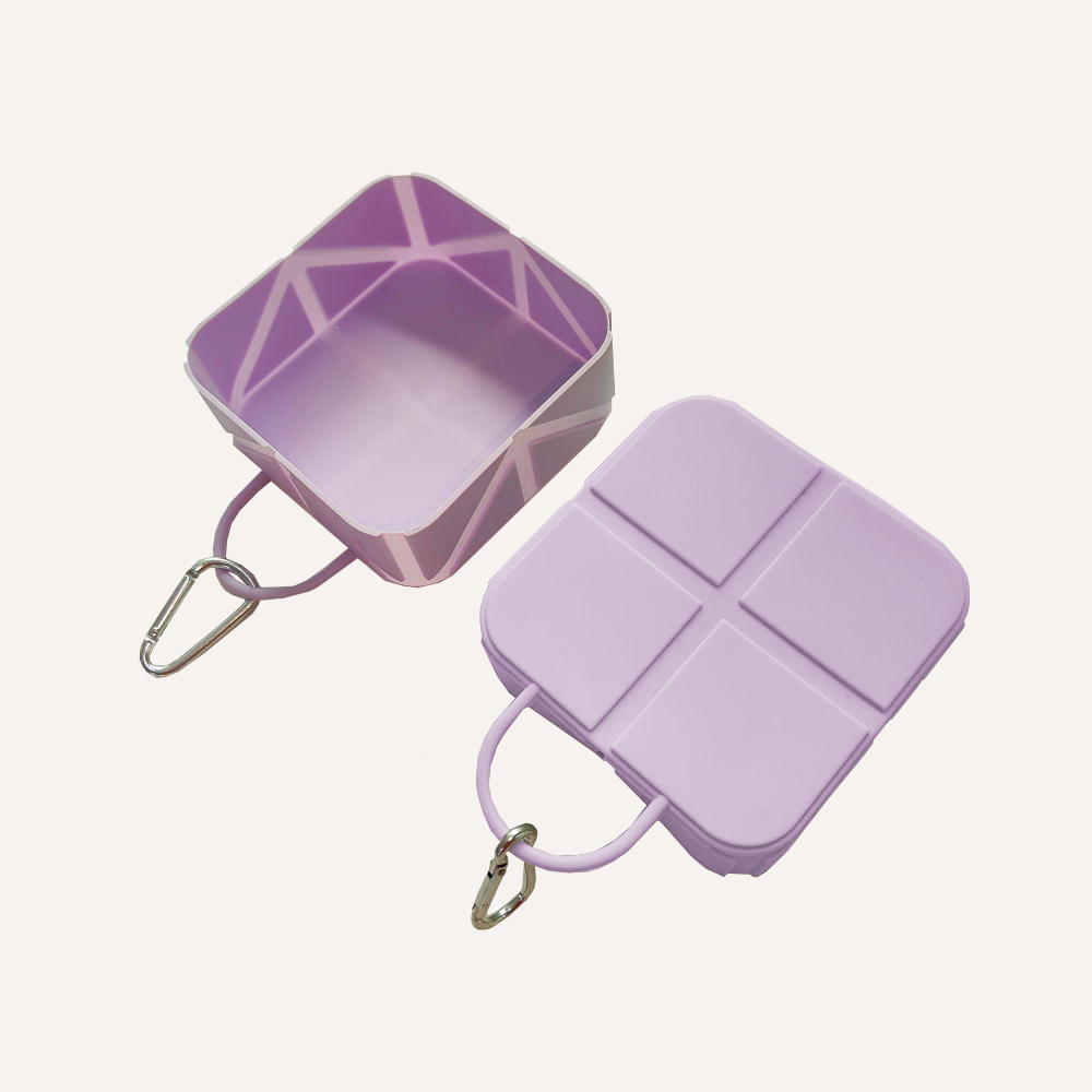 Foldable-Pocket-Size-Pet-Food-and-Water-Bowl-lilac 5