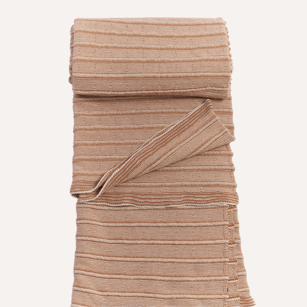 bläanks-Sustainable-Rolled-Texture-Throw-Blanket-Camel-Greggio-2