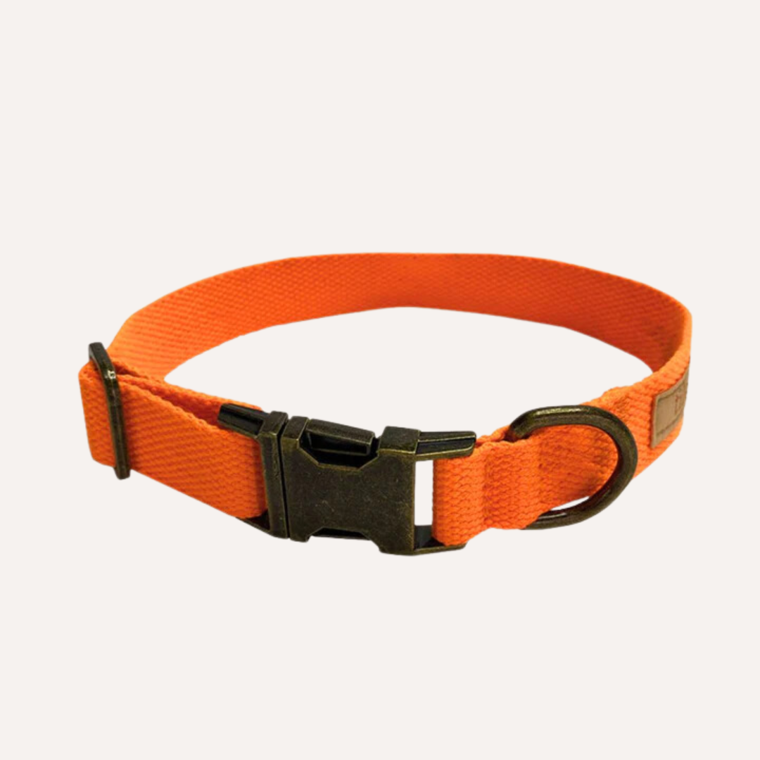 Malibu Sunset Sustainable Hemp Cotton Dog Collar